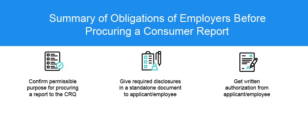 Summary of Obligations for Employers